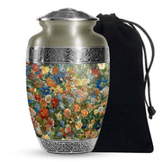 Nature Blossom Funeral Urn For Human Ashes - Artistic Floral Landscape Urn