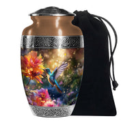 Nature Hummingbird Cremation Urn - Decorative Cremation Urn For Loved Ones