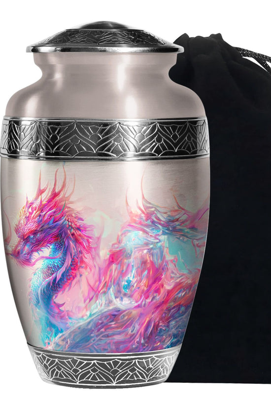 Dragon Temple Funeral Urn For Adults - Spiritual Cremation Urn For Ashes