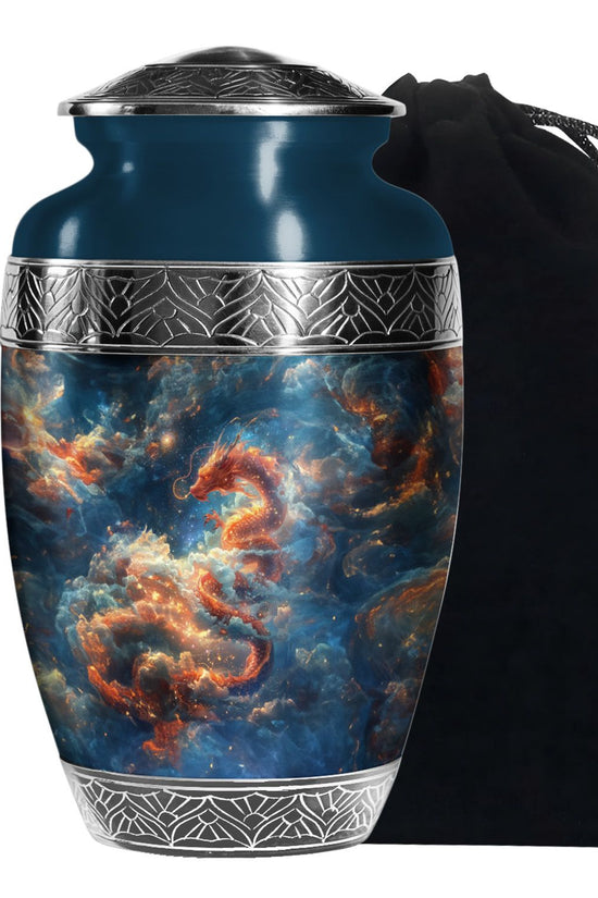 Dragon Forest Spirit Funeral Urn For Adults - Nature Inspired Urn For Human Ashes