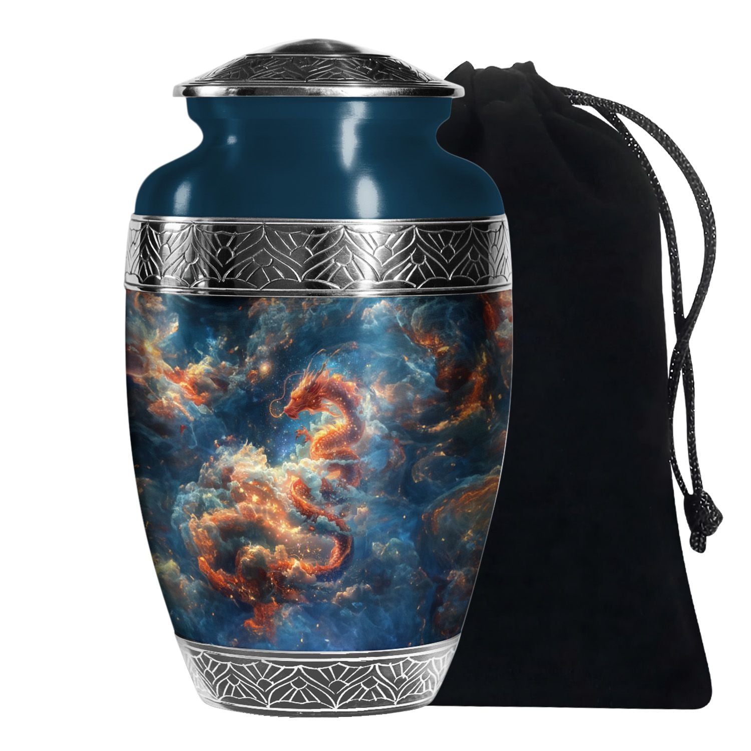 Dragon Forest Spirit Funeral Urn For Adults - Nature Inspired Urn For Human Ashes