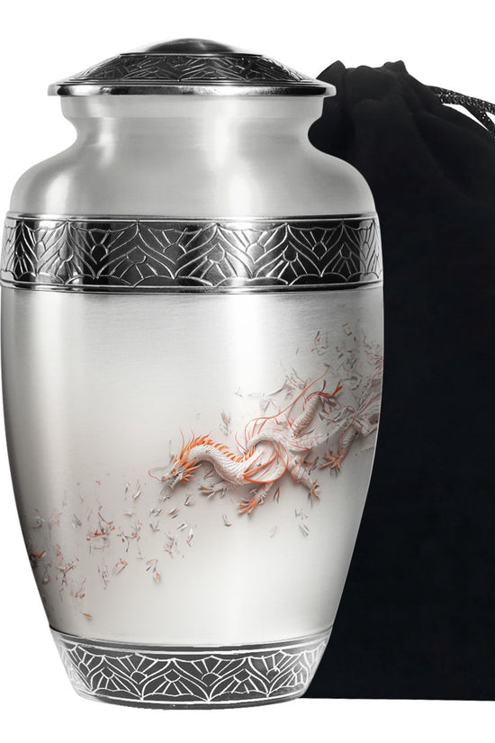 Dragon Cosmic Memorial Urn For Ashes - Galaxy Theme Burial Urn