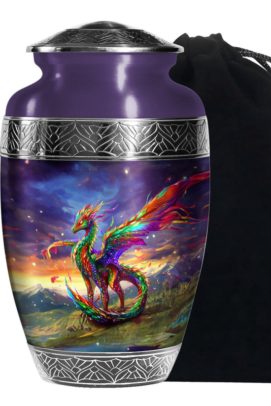 Dragon Universe Cremation Urn For Human Ashes - Celestial Memorial Urn