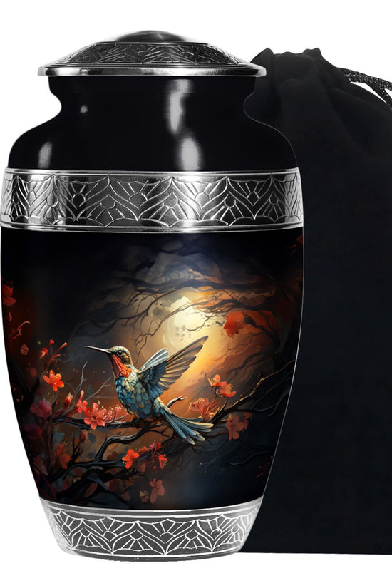 Nature Hummingbird Urn - Premium Memorial Urn For Human Ashes