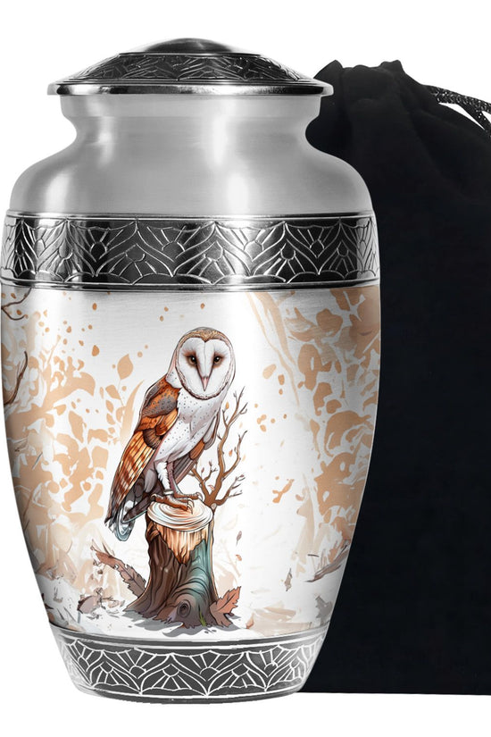 Nature Inspired Owl Urn – Beautiful Memorial Urn For Ashes