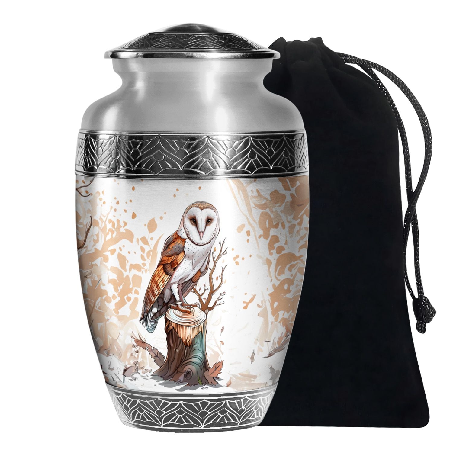 Nature Inspired Owl Urn – Beautiful Memorial Urn For Ashes