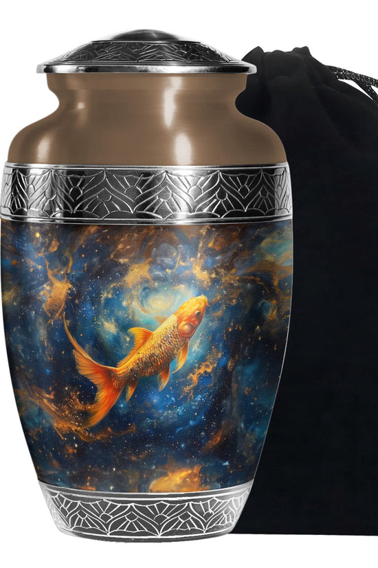 Fish Memorial Urn - Large Funeral Urn For Human Ashes