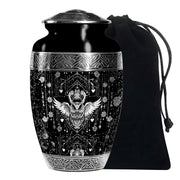 Spiritual Owl Memorial Urn - Large Decorative Cremation Urn For Ashes