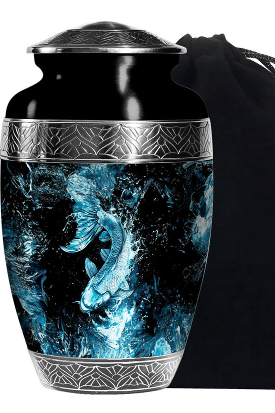 Fish Cremation Urn For Ashes - Nature Burial Urn For Human Ashes