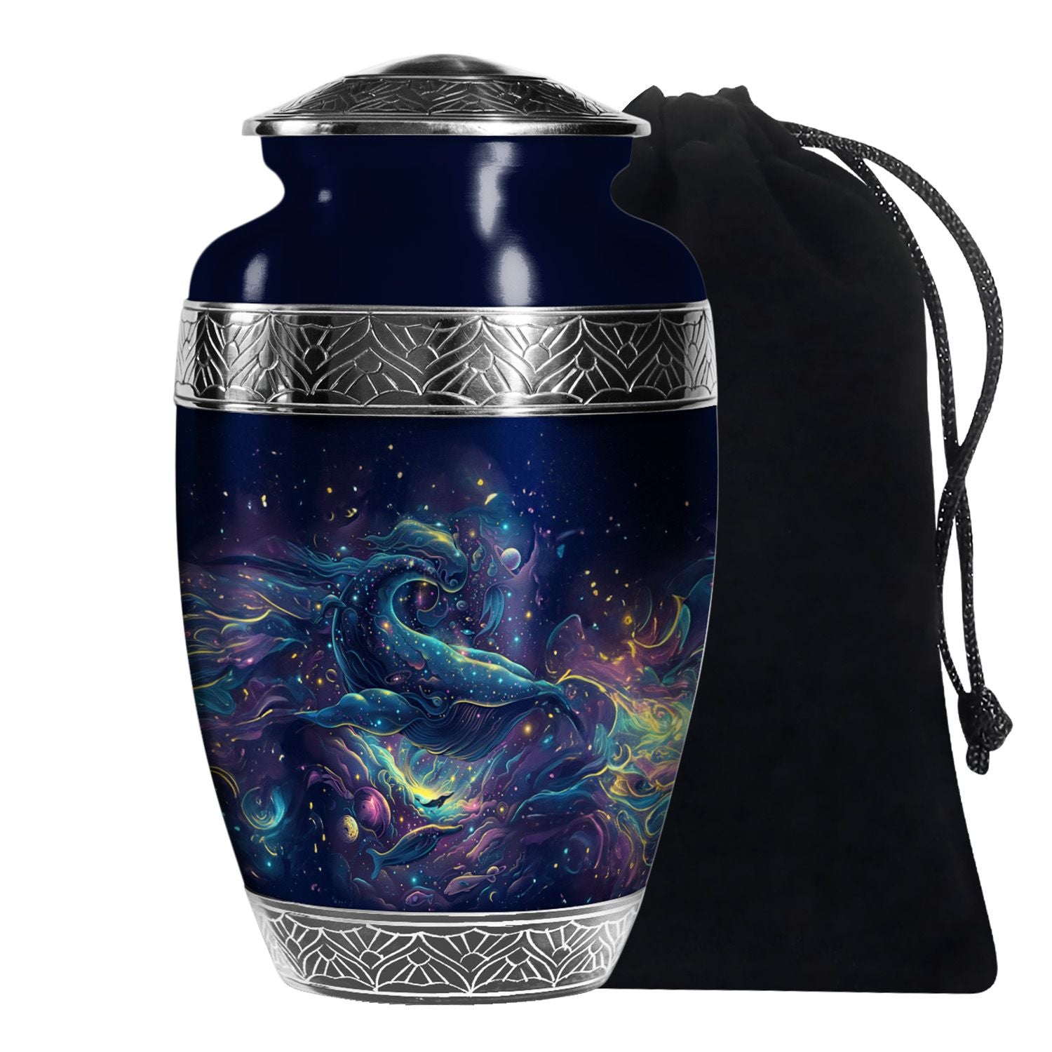 Fish Memorial Urn - Large Funeral Urn For Human Ashes