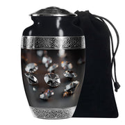 Diamond Cremation Urn - Memorial Urn For Loved Ones