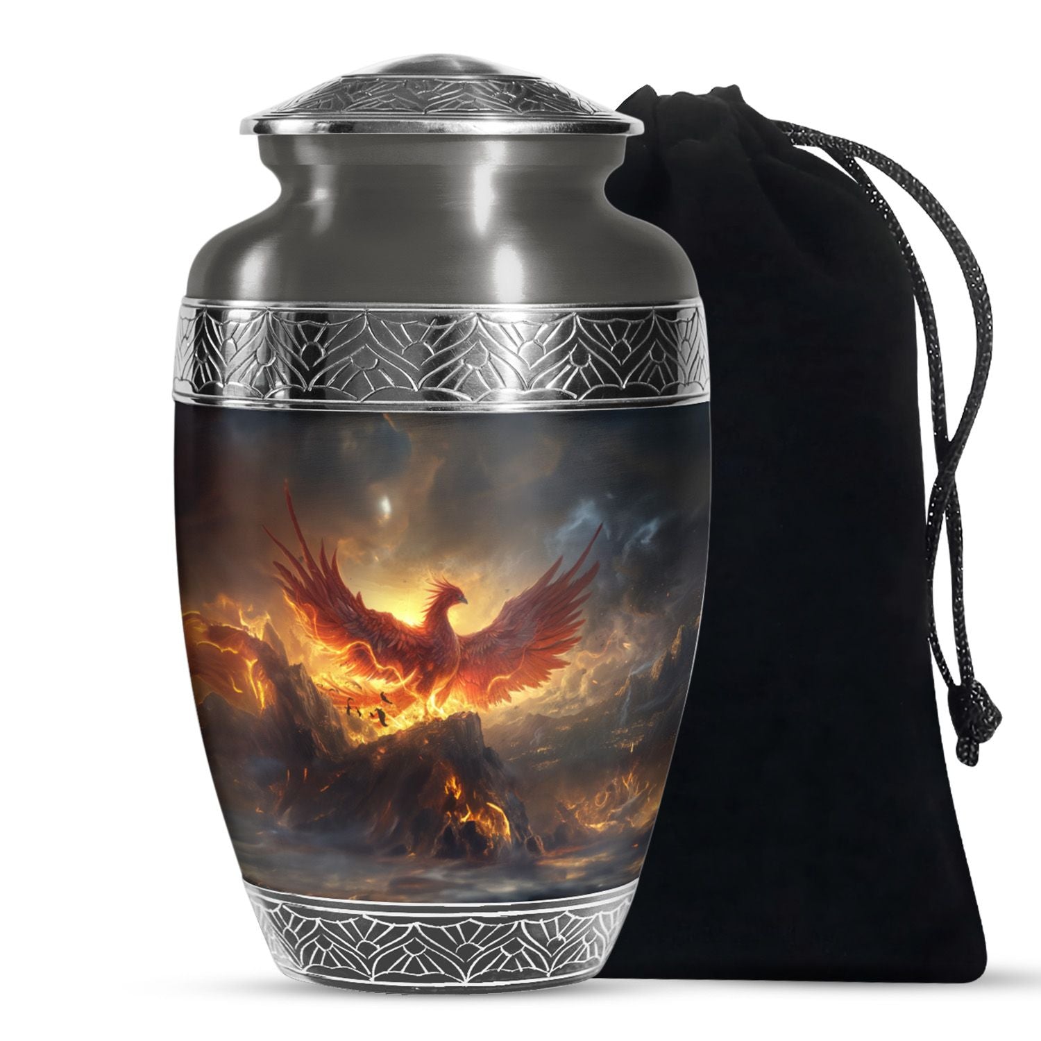 Mountain Phoenix Cremation Urn – Unique Memorial Urn for Loved Ones