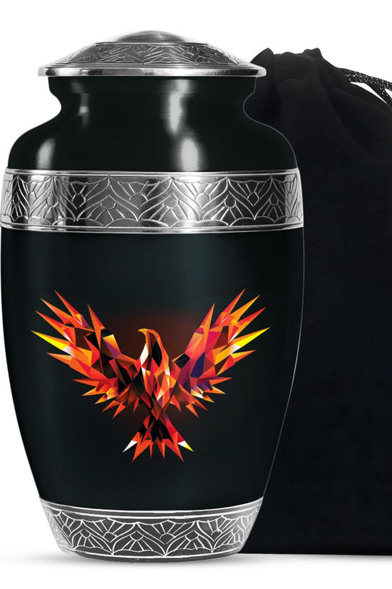 Phoenix Memorial Urn - Large Fantasy Memorial Urn For Ashes