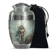 Beautiful Mermaid Theme Cremation Urn - Sea Theme Funeral Urn For Female