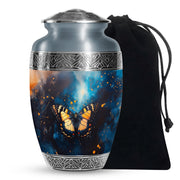 Monarch Butterfly Large Cremation Urn For Ashes For Adult Female