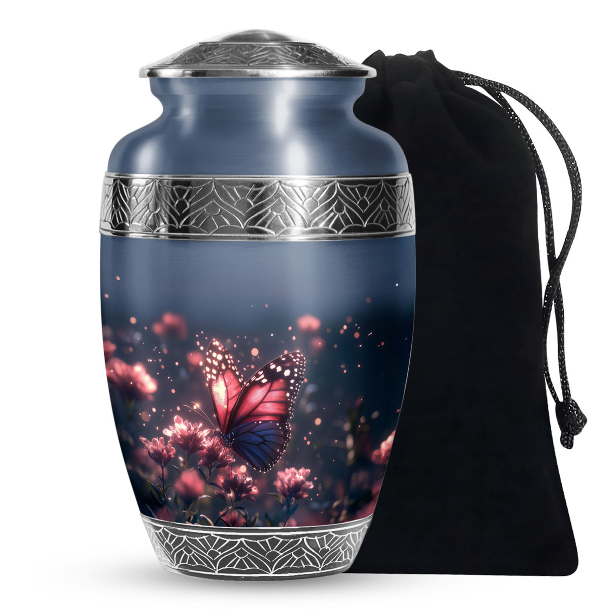 Magical Butterfly Cremation Urns - Moonlit Ashes Butterfly Urn