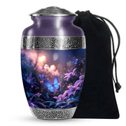 Blue Butterfly Urn For Burial - Beautiful Memorial Urn For Men & Women