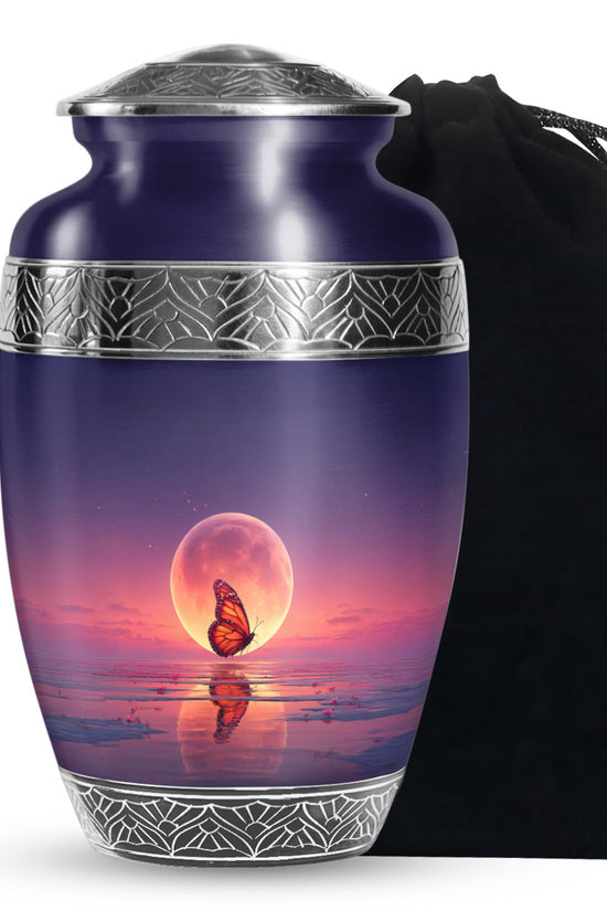 Moonlight Butterfly Urns for Human Ashes - Cremation Urn for Men & Women