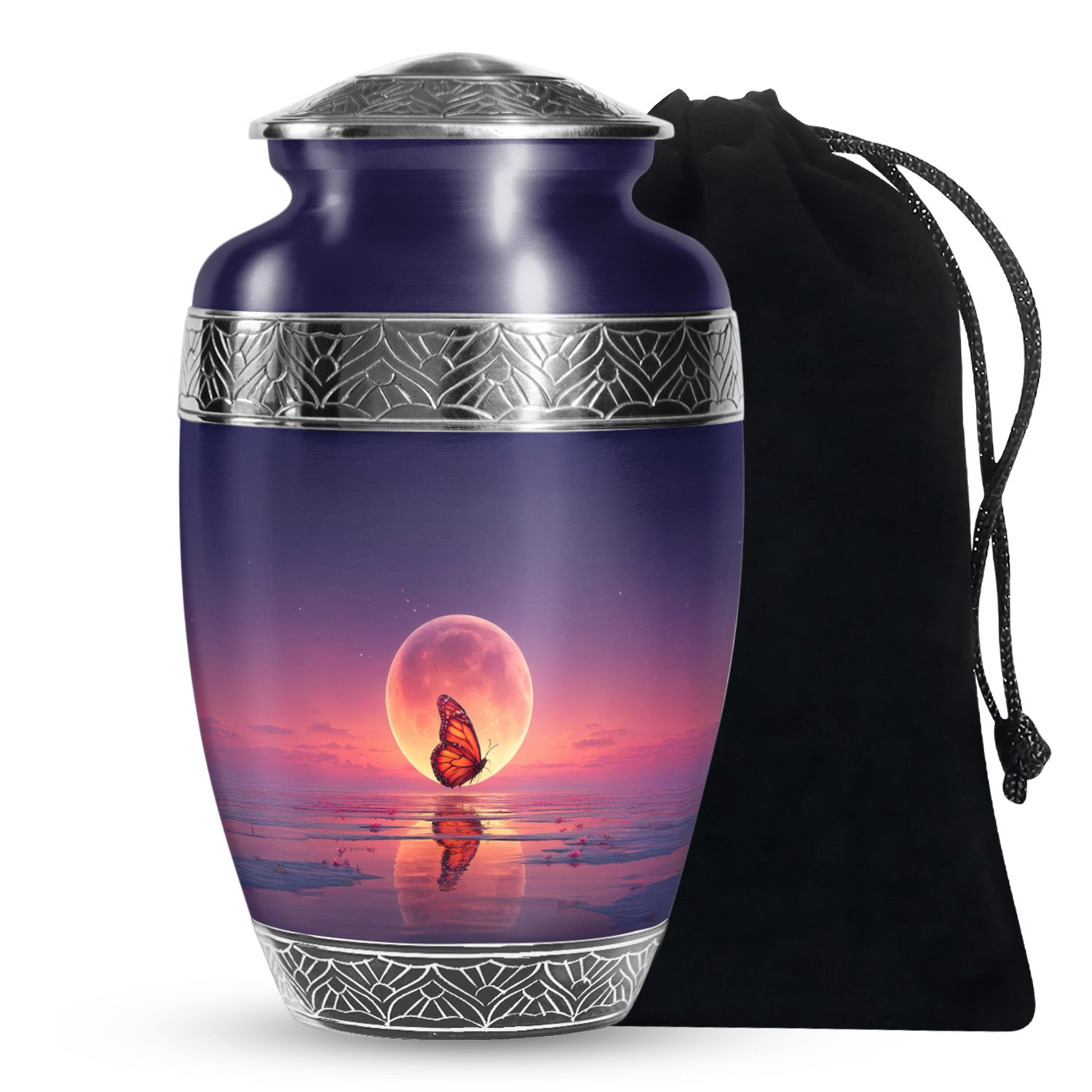 Moonlight Butterfly Urns for Human Ashes - Cremation Urn for Men & Women