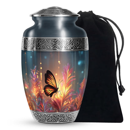 Monarch Butterfly Funeral Urn - Unique Decorative Container For Mom