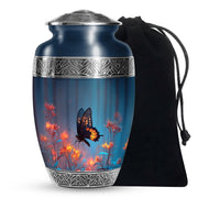 Majestic Butterfly Funeral Urn - Large Cremation Urn For Women