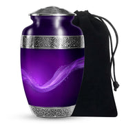 Customized Purple Color Urn - Beautifully Crafted Custom Urn For Ashes