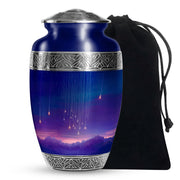Night Shooting Stars Urn - Beautiful Handcrafted Urns For Women Ashes
