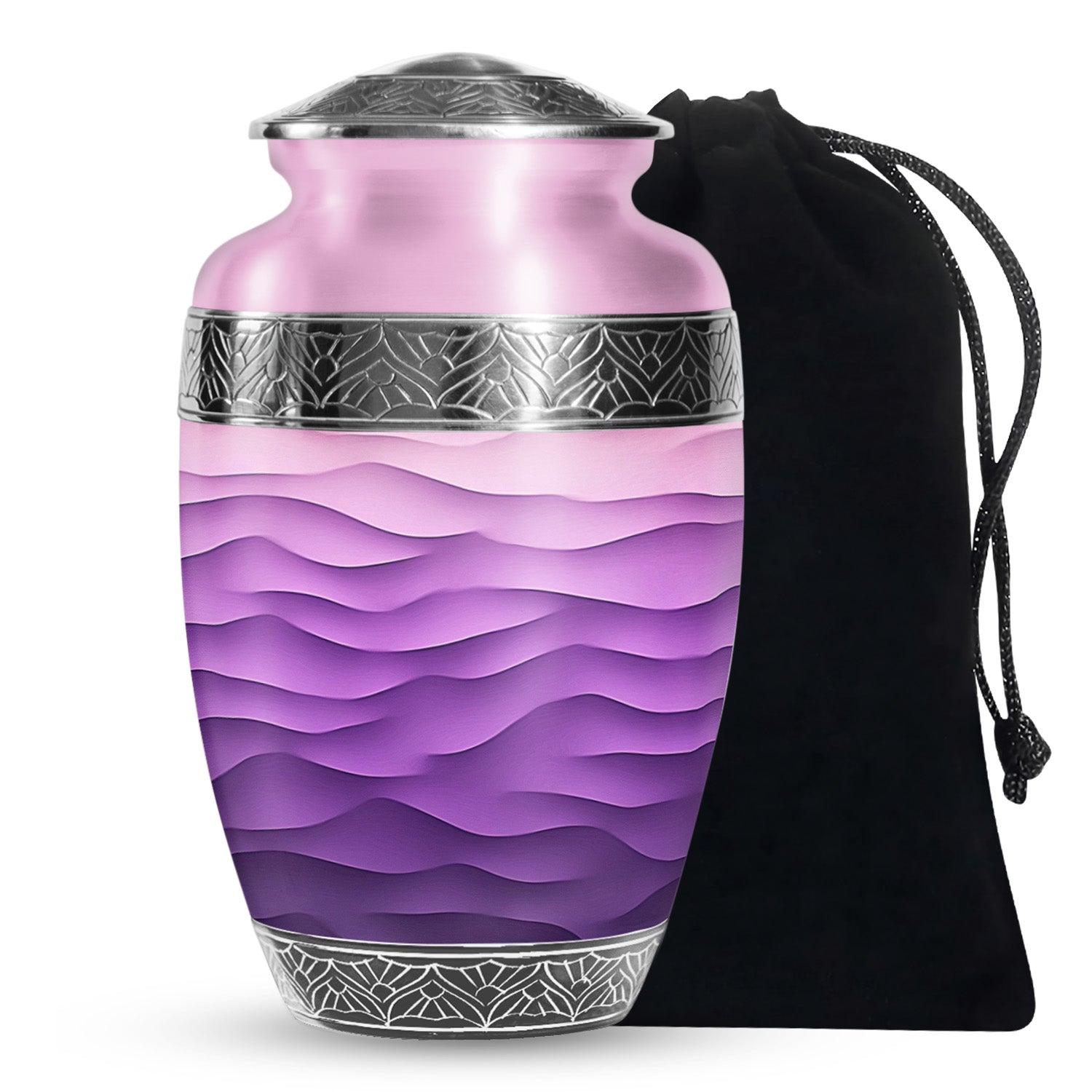 Premium Purple Cremation Urn – Personalized Decorative Urns for Ashes