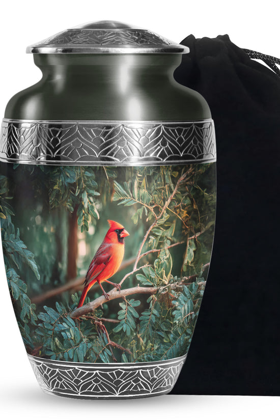 Bird Funeral Urn - Aluminium Cremation Urn For Male & Female