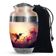 Hummingbird Cremation Urn - Nature Funeral Urn For Human Ashes