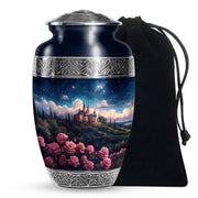 Rose Garden Memorial Urn – Artistic Castle Urn for Adult Male & Female Ashes
