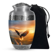 Flying Eagle Memorial Ashes Urn for Cremation - Urn For Ground Burial