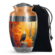 Orange Cremation Urn For Ashes - Bald Funeral Urn For Sale