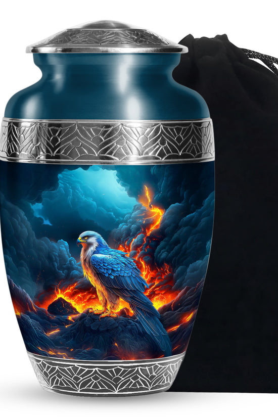 Volcano Mountain Funeral Urn - Engle Cremation Urn For Dad