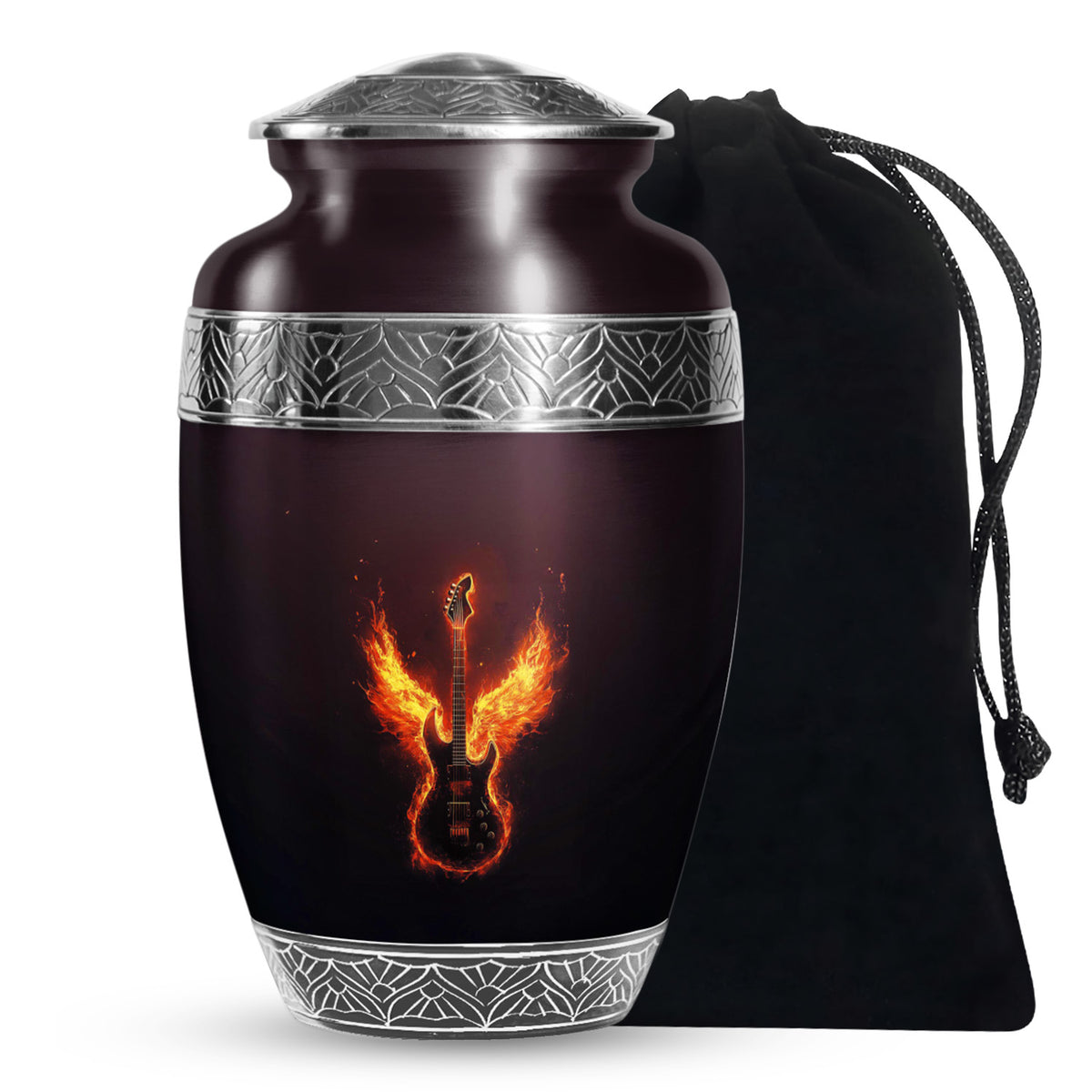 Firewings Guitar Urn - Unique Tribute Cremation Urns For Human Ashes