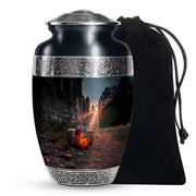 Guitar Memorial Urn - Musical Theme Cremation Urn For Adult Ashes