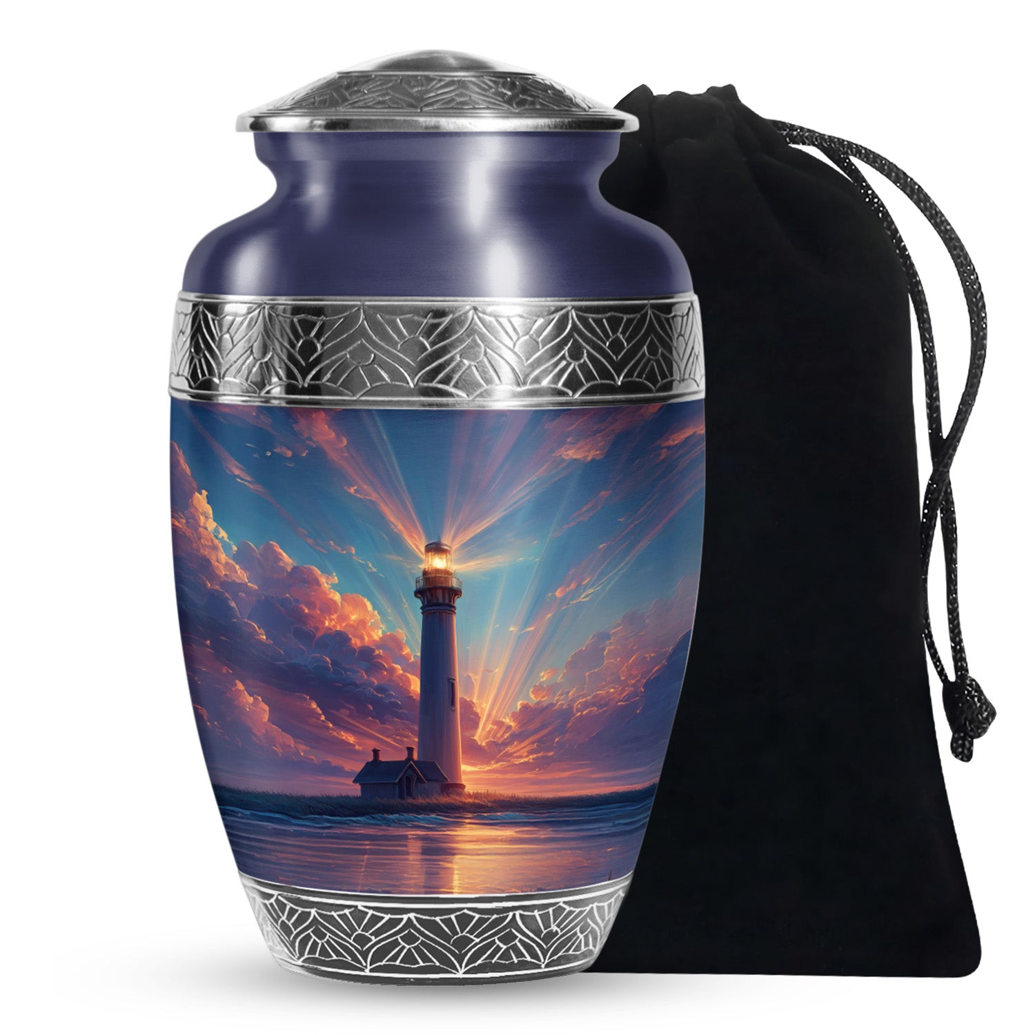 Divine Sunset Funeral Urn - Peaceful Memorial Urn For Loved Ones