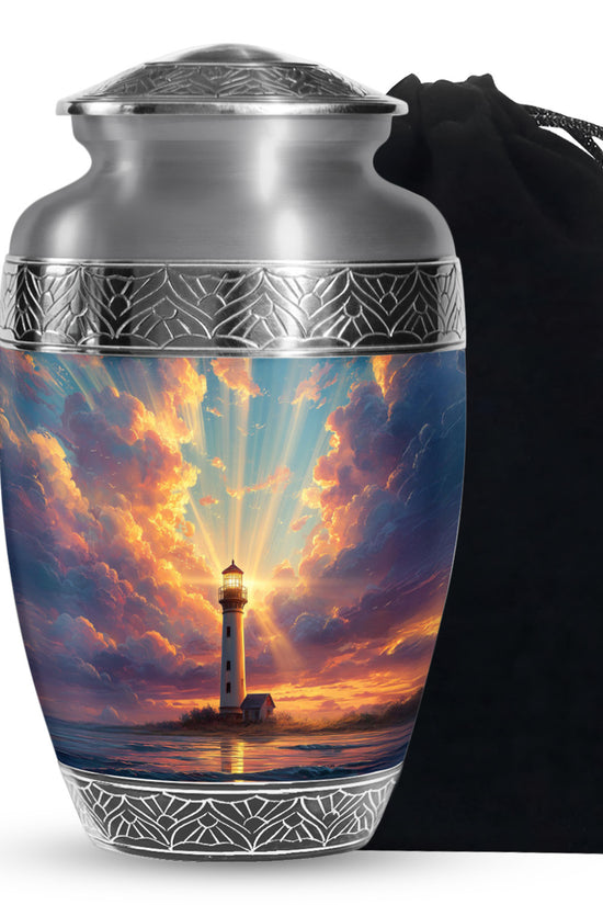Heaven’s Lighthouse Urn - Spiritual Cremation Urn For Human Ashes