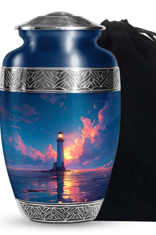 Decorative Ocean Lighthouse Urns - Divine Memorial Urn For Adults