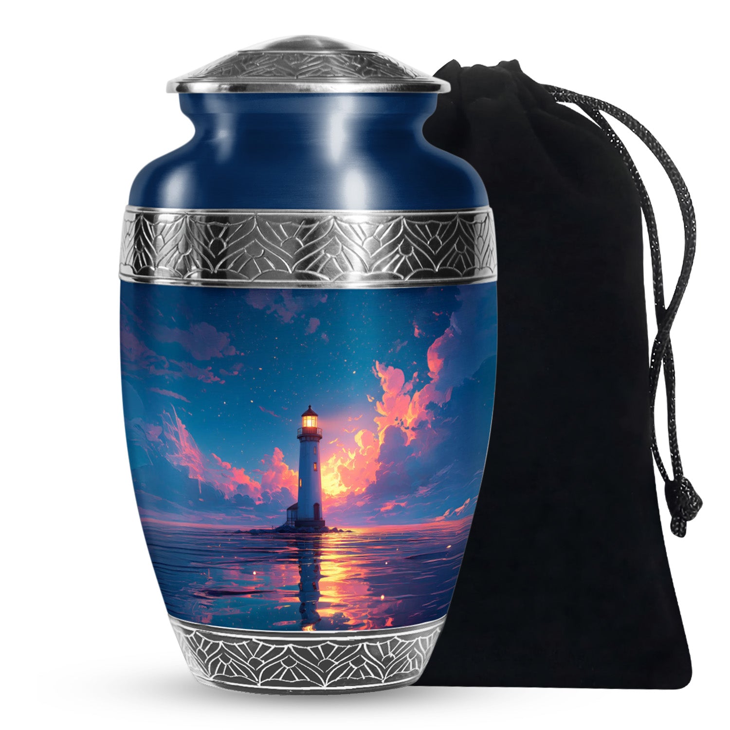Decorative Ocean Lighthouse Urns - Divine Memorial Urn For Adults