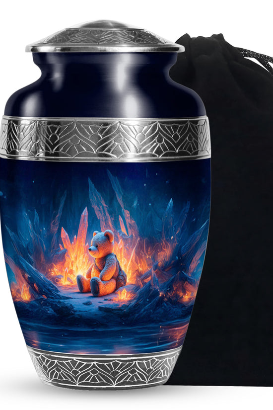 Teddy Bear Memorial Urn - Child Keepsake Cremation Urn Adult For Ashes