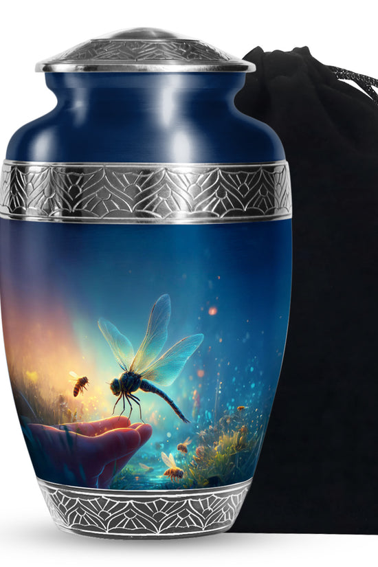 Dragonfly Funeral Urn - Bees Cremation Urn For Adult Ashes