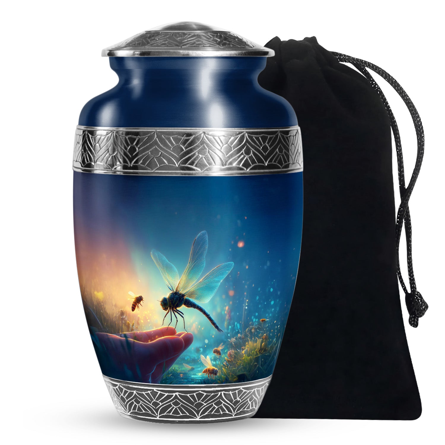 Dragonfly Funeral Urn - Bees Cremation Urn For Adult Ashes