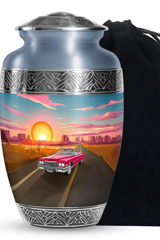 Vintage Car Urn for Ashes - Premium Funeral Urn For Dad