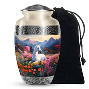 Nature Unicorn Cremation Urn – Flower Field Memorial Urn For Ashes