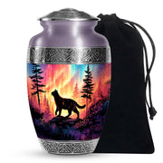 Cat Memroial Urn - Artistic Forest Cremation Urn For Pet Ashes