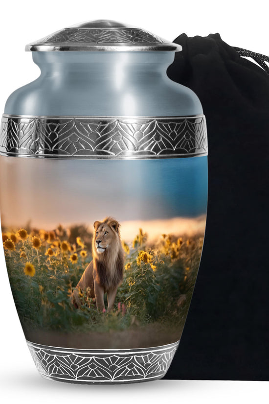 King Lion Cremation Urn - Sunrise Memorial Urns For Human Ashes