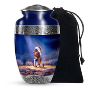 Native American Scenic Funeral Urn - Cremation Urn For Adult Ashes