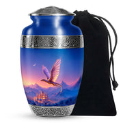 Golden Dragon Cremation Urn - Beautiful Mountain Memorial Urn For Ashes