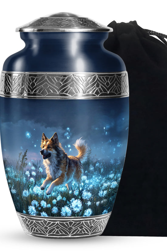 Dog Cremation Urn - Night Sky Pet Memorial Urn For Pet Ashes
